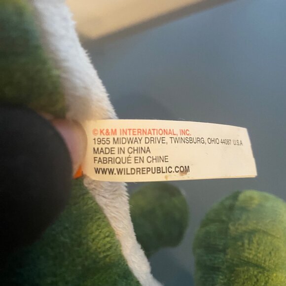 Wild Republic Stegosaurus Plush Toy Stuffed Animal Dinosaur 14.5" Realistic - Picture 6 of 9